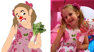 Nastya and play with lego Drawing meme | like Nastya funny drawing meme