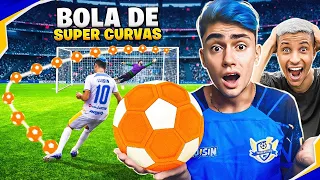 TESTEI A INCRÍVEL BOLA DE SUPER CURVAS! *só golaço