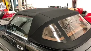Time to check out the Convertible top on my 1982 Mercedes 380sl!
