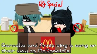 Garcello and Annie sing a song on their way to McDonald's || Gacha Club || FNF || 6K+ Subs Special