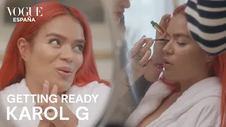 Karol G: así se preparó para el desfile de Loewe en París | Getting Ready | VOGUE España