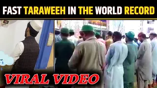 fastest taraweeh in the world - taraweeh 8 ya 20 - batil expose #viralvideo