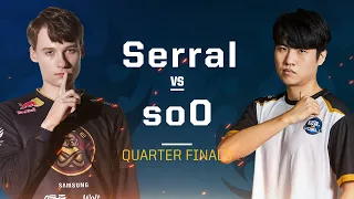 Serral vs soO ZvZ - Quarterfinals - 2019 WCS Global Finals - StarCraft II