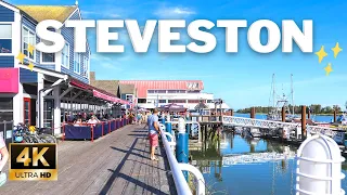 Experience the beauty of Steveston Village [4K] | Richmond BC Canada 2022