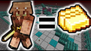 Easy Piglin Farm! (650 piglin/hr) | Minecraft