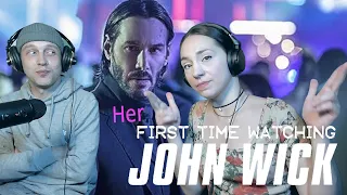 Her First time watching *John Wick* 2014 - Movie reaction