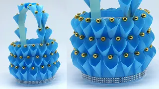 Beautiful Basket Making Ideas | Plastic Bottle and Paper With Basket Ideas | Best out waste