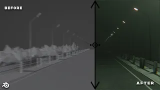 How I made this Creepy Highway | Blender