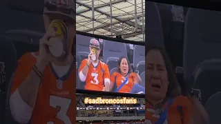 Savage Crying Filter Slapped On Broncos Fans During Brutal Loss to Rams #shorts #broncos #larams