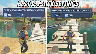 🔥Best Joystick Settings in Call Of Duty Mobile For Battle Royale | Best Size For Joystick In Codm