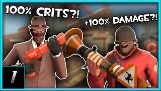 TF2 X-1 is a HILARIOUS Mess and BREAKS Weapons!