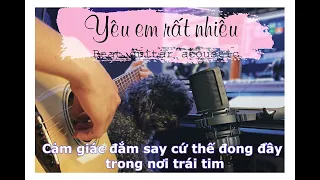 ( Beat acoustic ) Yêu em rất nhiều ( Hoàng Tôn ) - guitar karaoke