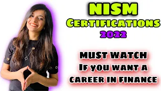 NISM Certifications 2022| Full Details | Career in Finance | NISM by SEBI |