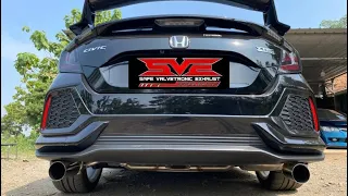 Honda Civic turbo Full system exhaust plus valvetronic SVE