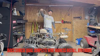 How to Wire a 150CC Chinese ATV- Step by Step- Complete Wiring Harness- GY6 Engine.