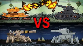 Slaughter of Mega Tanks - Cartoons about tanks