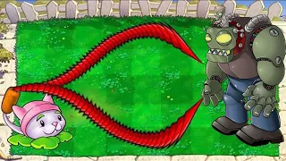 99999 Cattail vs Squash vs 99 Gargantuar Hack Plants vs Zombies