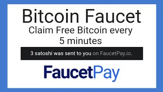 Claim Free Bitcoin in FaucetPay Wallet | Bitcoin Faucet Claim Every 5 Minutes