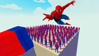 100x SPIDER-MAN + 2x GIANT vs EVERY GOD -  Totally Accurate Battle Simulator TABS