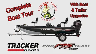 Tackle Talk (S1, Ep. 3) Tracker Pro Team 175 TXW Boat & Trailer Tour & Upgrades.