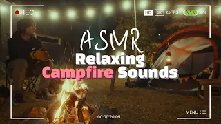 Relaxing campfire Sounds - Burning Campfire & Crackling Fire Sounds