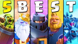 *NEW* TOP 5 STRONGEST DECKS IN CLASH ROYALE! RANKING BEST DECK LIST!