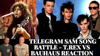 1st Time Hearing T. Rex! Telegram Sam - T. Rex vs. Bauhaus Song Reaction Battle!