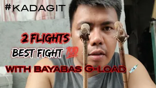 Red VS Black - Brown VS Red / test fight with bayabas G-load 💉🕷️💤❤️‍🔥 #kadagit