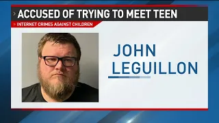 Man accused of trying to meet up with 13-year-old finds police instead