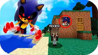 BEBE NOOBSI VS CREEPYPASTA SONIC.EXE 😱👻 -  MINECRAFT TROLL + ROLEPLAY