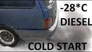 Extreme DIESEL cold start compilation #116 -30*C | Odpalanie diesla na silnym mrozie