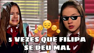 5 VEZES QUE FILIPA SE DEU MAL| As Aventuras de Poliana [PARTE 2]