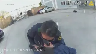 Dallas police release bodycam video of incident where officer shot armed suspect
