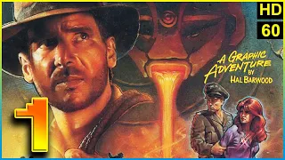 Indiana Jones and the Fate of Atlantis. [PC]. Complete Playthrough  / Walkthrough. Longplay Part 1.