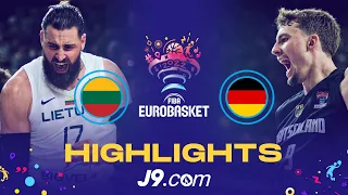 Lithuania 🇱🇹 - Germany 🇩🇪 | Game Highlights - FIBA #EuroBasket 2022