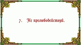 7 Заповедь.