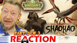 The Burdens of Shaohao Prelude REACTION Despair & Fear Part 2 Of 3 World Of WarCraft cinematic