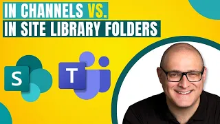 In Site Library vs. In Channels Folders