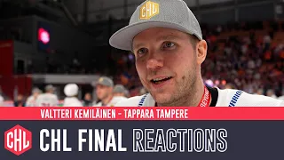 Valtteri Kemiläinen after winning the CHL for a second time