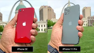 iPhone SE vs iPhone 11 Pro Camera Comparison!