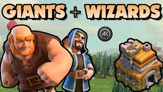 Best Town Hall 7 Farming Strategy - Clash of Clans - Giant Wizard Attack Strategy