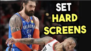 How To Set A HARD SCREEN in Basketball