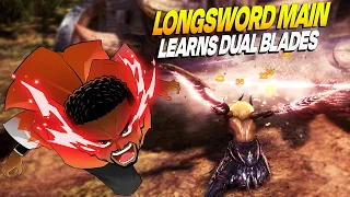 Longsword Main Learns Dual Blades! Becoming Hokage Day 1 | Monster Hunter World Iceborne