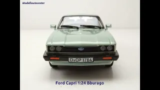 Ford Capri 2.8 Injektion MK II 1982 grün metallic Modellauto 1:24 Bburago