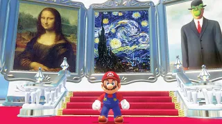 What if Mario Odyssey had Custom Paintings? [Mario Odyssey Real-Life Custom Paintings Mod]