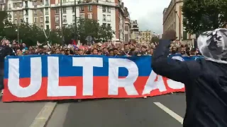 Le Collectif Ultras Paris accueil les nouvelles recrues du PSG (1/2)