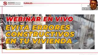 WEBINAR GRATUITO | ERRORES CONSTRUCTIVOS EN TU VIVIENDA