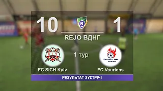 FC SICH Kyiv 10-1 FC Vauriens R-CUP XV/2024 #STOPTHEWAR