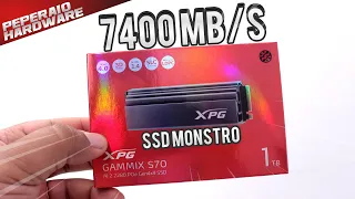 XPG S70 1TB, o INSANO SSD de 7400 MB/s!