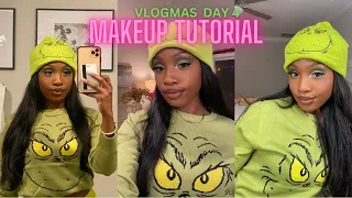 Makeup Tutorial | Grinch Inspired Holiday Makeup